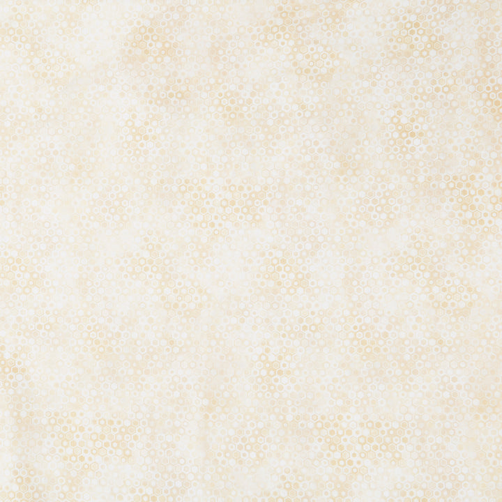 Phantasma Wide - Hexagons Cream Yardage