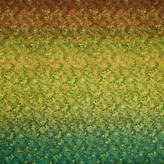 Glorious Garden - Leaf Ombre Green Yardage