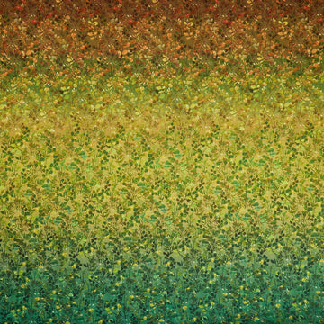 Glorious Garden - Leaf Ombre Green Yardage