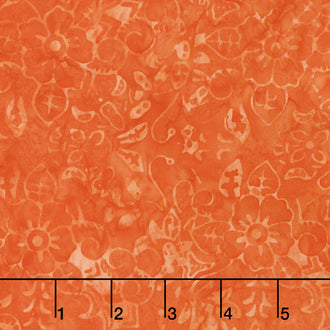 Tonga Batiks - Vivid Bouquet Orange Yardage