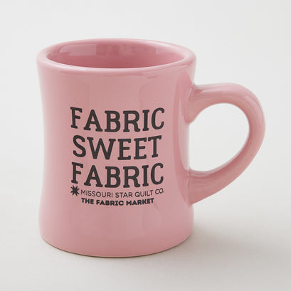 Missouri Star Fabric Sweet Fabric 10oz Diner Mug