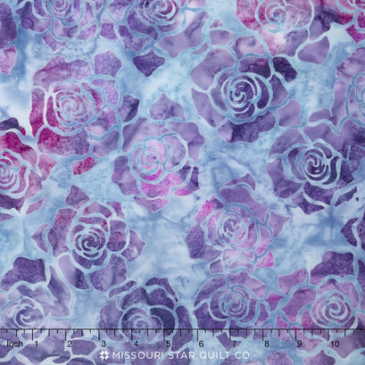 Artisan Batiks - Splendid 4 Rose Lupine Yardage
