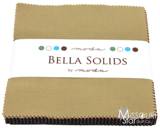 Bella Solids Darks Charm Pack