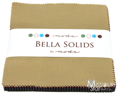 Bella Solids Darks Charm Pack