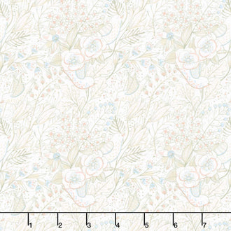 Whimsy - Tweets Cream Yardage