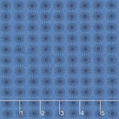 Time and Again - Starburst Bluebell Yardage
