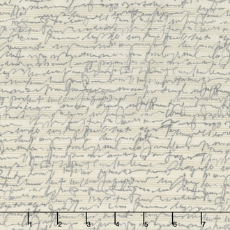 Chalk and Charcoal - Text Parchment Yardage