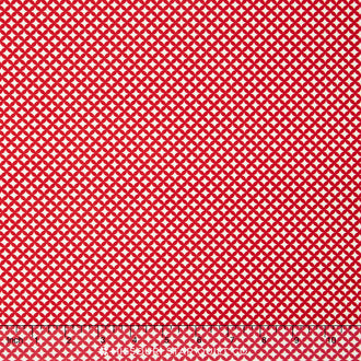 Raspberry Parlour - Geometric Red Yardage
