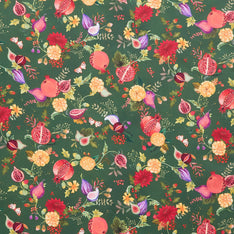 Thankful (Robert Kaufman) - Pomegranates Parsley Yardage Primary Image