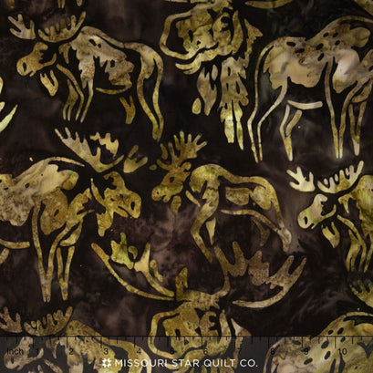 Artisan Batiks - Wildlife Sanctuary 3 Moose Nature Yardage