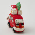 Handmade Wool Felt Van/Car Ornament w/ Appliqué & Embroidery - Assorted