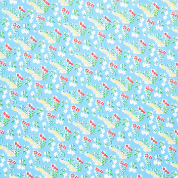 Garden Party (Windham) - Flower Field Blue Yardage Primary Image