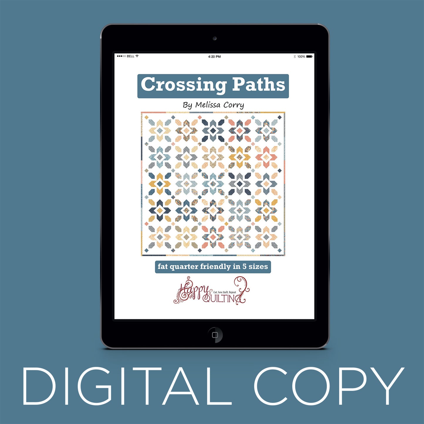 Digital Download - Crossing Paths Quilt Pattern