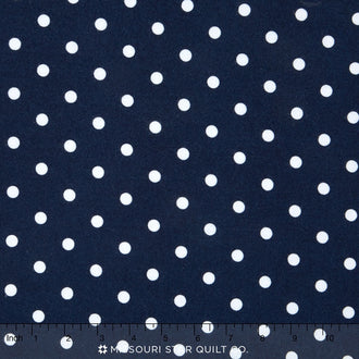 Cozy Cotton Boy - Navy Flannel Yardage