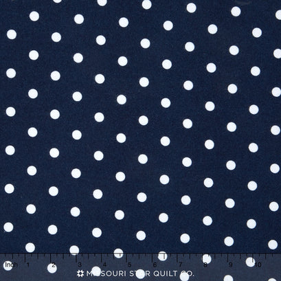 Cozy Cotton Boy - Navy Flannel Yardage