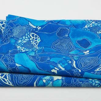 Crystal Garden - Aura Turquoise 2 Yard Cut