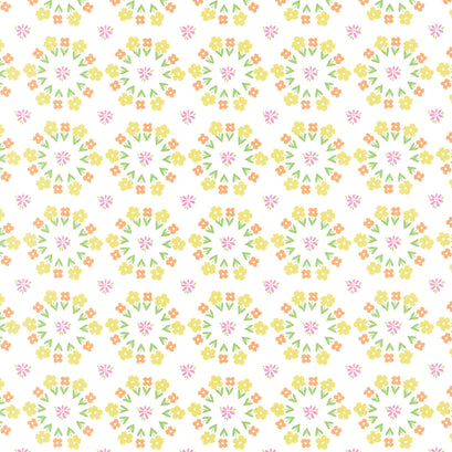 Laguna Sunrise - Paradise Off White Yardage