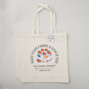 Missouri Star Have Your Fabric and Sew it Too 20oz Cotton Canvas Tote