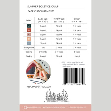 Digital Download - Summer Solstice Quilt Pattern