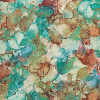 Fluidity - Seafoam Digitally Printed Yardage