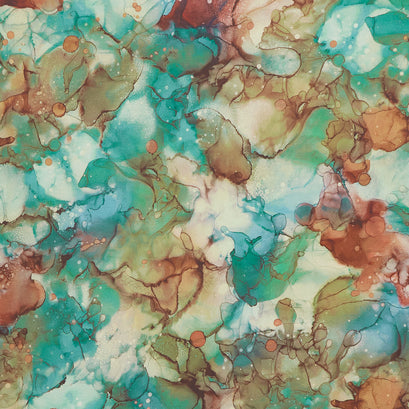 Fluidity - Seafoam Digitally Printed Yardage