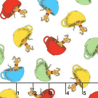 Hop on Pop by Dr. Seuss - Cups Bright Yardage