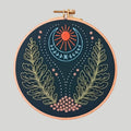 Blue Moon Embroidery Kit Primary Image