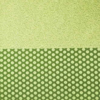 Celebrating 50 Years of Moda - Four In One Blender Print Green Yardage