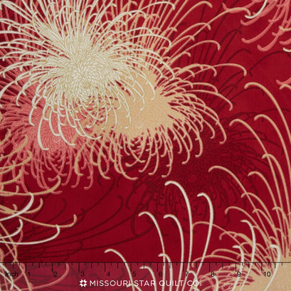 Asian Traditions - Vintage Starburst Metallic Yardage