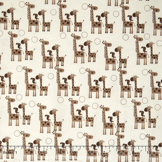 Giraffe Crossing 2 - Giraffes Brown Yardage