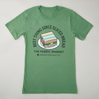 Missouri Star The Best Thing Since Sliced Bread T-shirt Leaf Green - XL