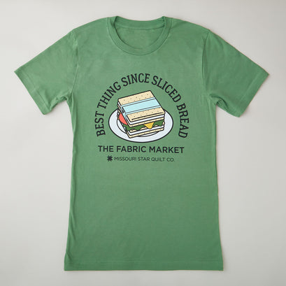 Missouri Star The Best Thing Since Sliced Bread T-shirt Leaf Green - XL