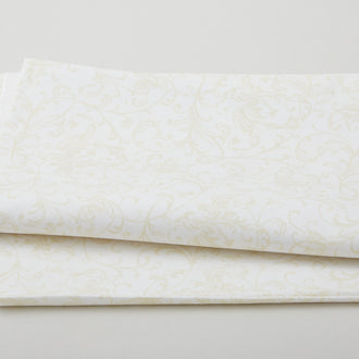 Poinsettia & Pine Favorites - Scroll Cream 2 Yard Cut