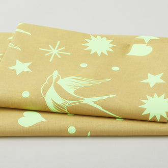 Tula Pink's True Colors - Neon Fairy Flakes Moonbeam 2 Yard Cut