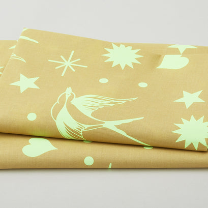 Tula Pink's True Colors - Neon Fairy Flakes Moonbeam 2 Yard Cut