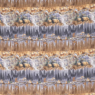 Realtree - Plank Deer Scenic Stripe Multi Yardage