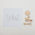 Farmers Market Collection - Winter Snowmen Embroidery Kit Alternative View #1