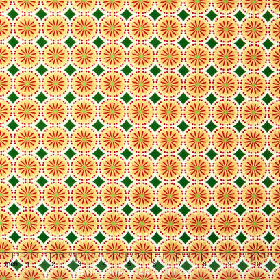 Winter's Grandeur - Evergreen Metallic Yardage