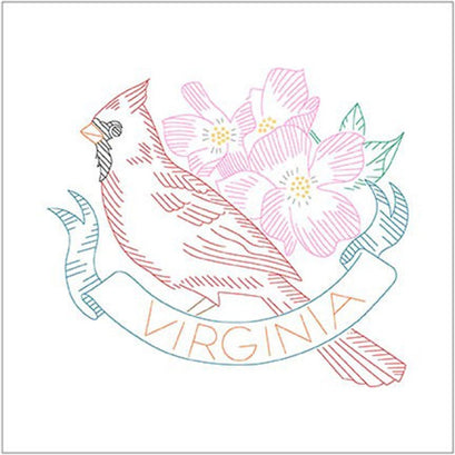 Birds of Liberty - Virginia Digitally Printed Panel