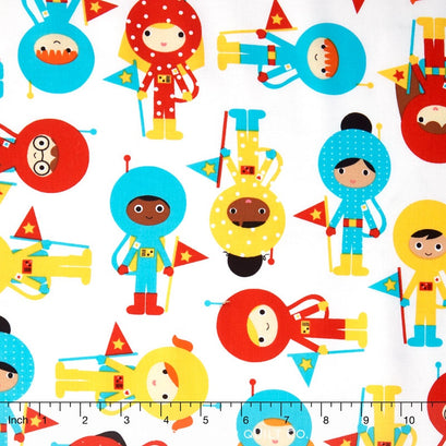 Space Explorers - Astronauts Primary Yardage