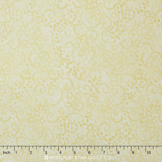 Wilmington Essentials - Leafy Scroll Antique Ivory Yardage