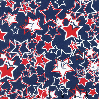 Simply American - America's Stars Navy Yardage