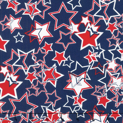 Simply American - America's Stars Navy Yardage