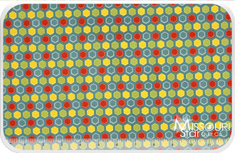 Cruiser Blvd - Cruiser Hexi Blue Yardage