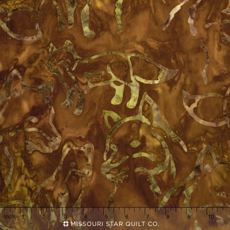 Artisan Batiks - Wildlife Sanctuary 3 Fox Earth Yardage