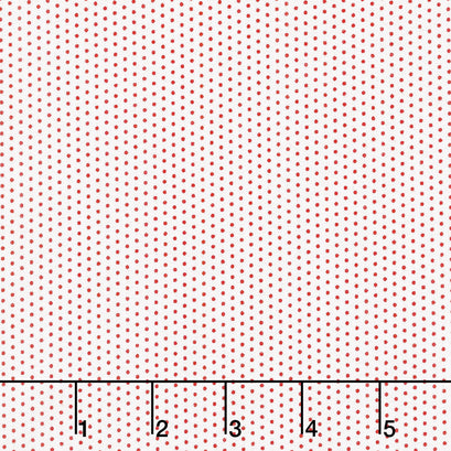 Sunnyside Ave. - Pin Dot White Yardage