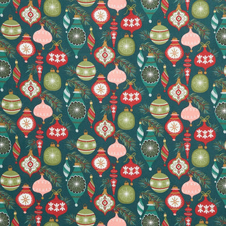 Christmas is in Town - Ornaments Forest Yardage