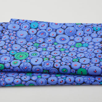 Kaffe Fassett - Stash Button Mosaic Blue 2 Yard Cut