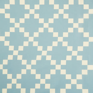 Perfect Points - Nine Patch Cheater Print Blue Yardage