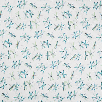 Tranquil Waters - Dragonflies White Multi Yardage